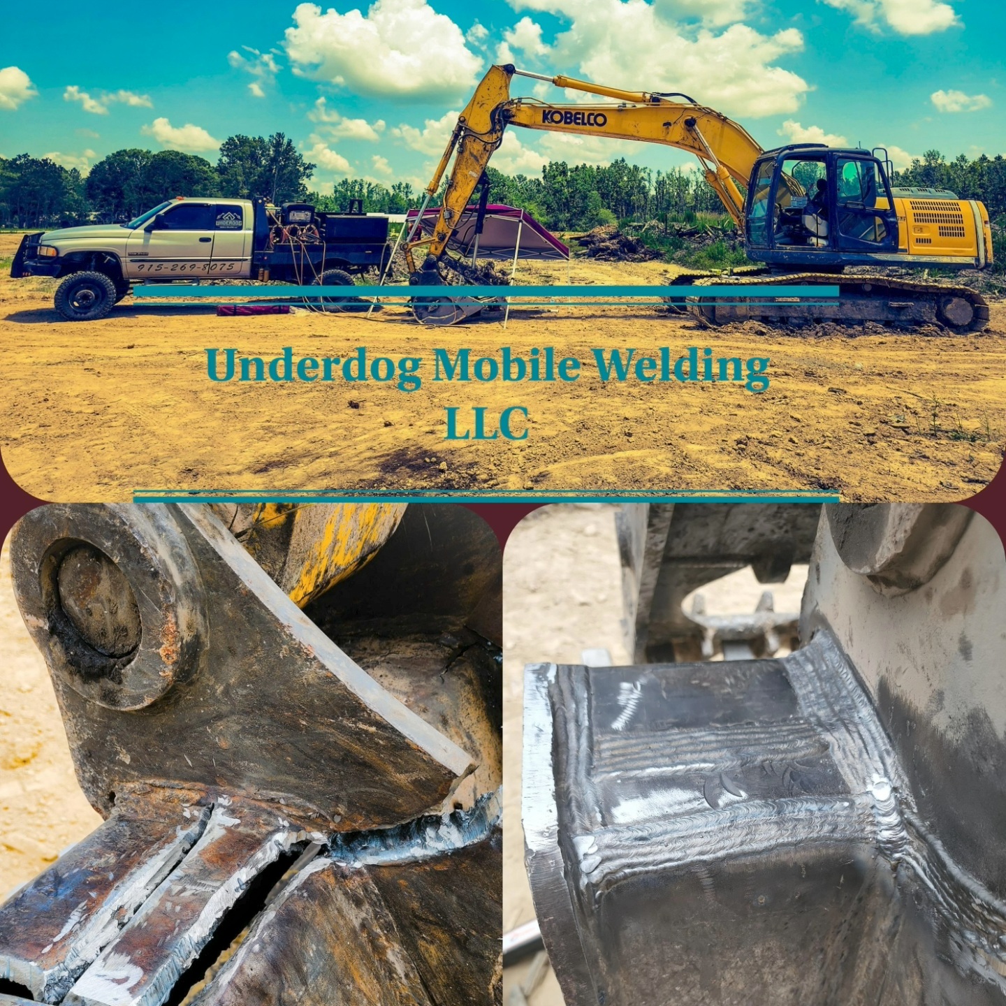 Sparks flying during welding